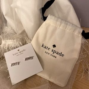 Brand new never worn kate spade “mrs” earrings